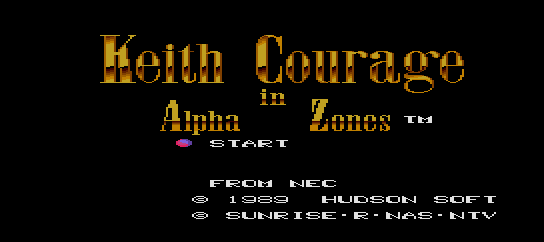 Keith Courage In Alpha Zones